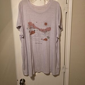 Torrid Classic Fit Beige T-Shirt